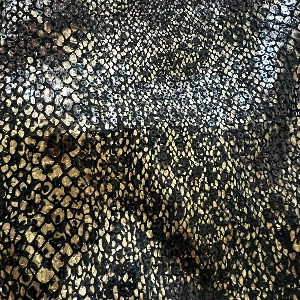 WORTH NEW YORK Faux Snake Skin Pencil Skirt Mob Wife Animal Print‎ Statement 4